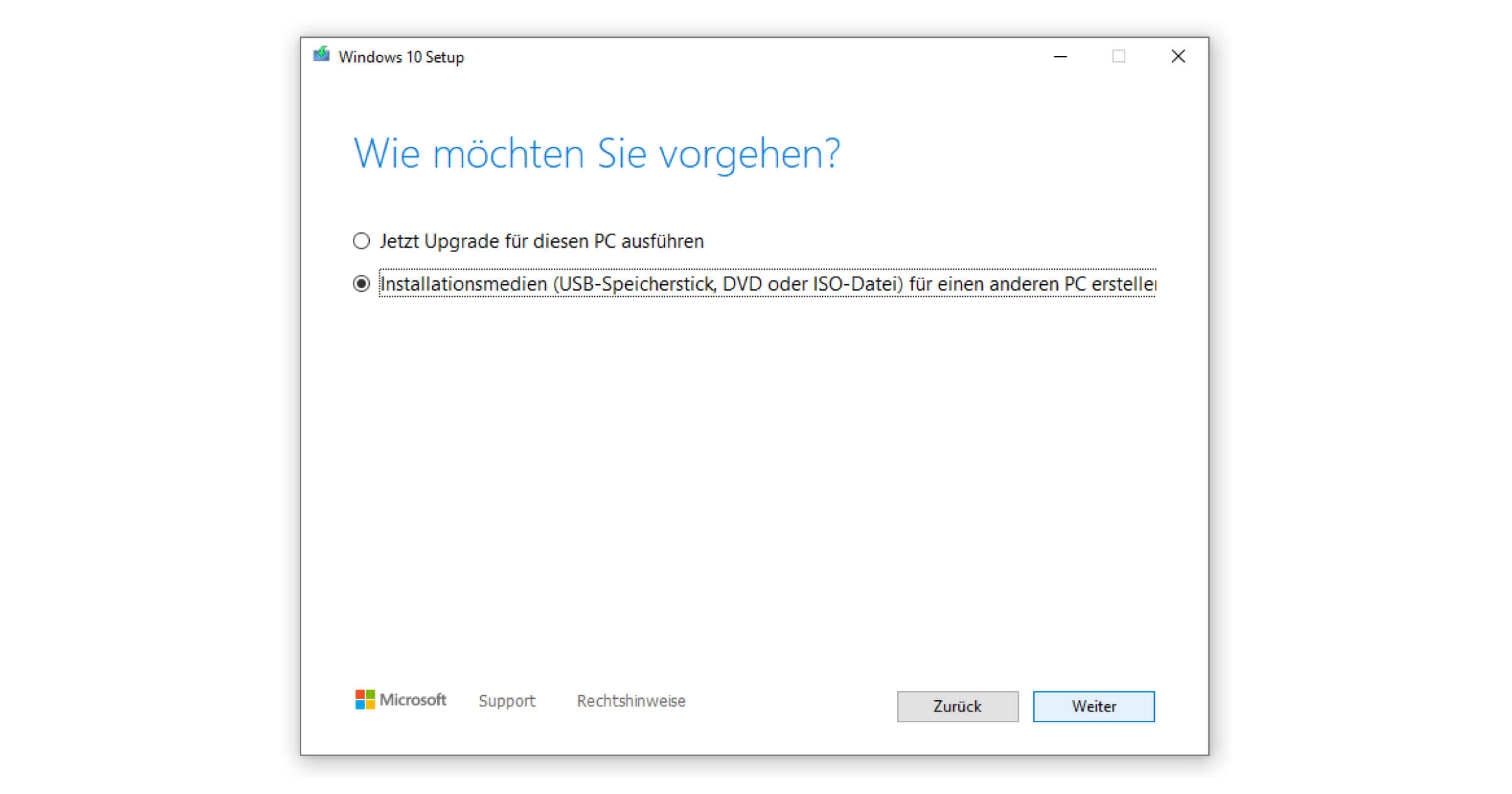 Das Upgrade von Windows 10 behandeln wir an anderer Stelle