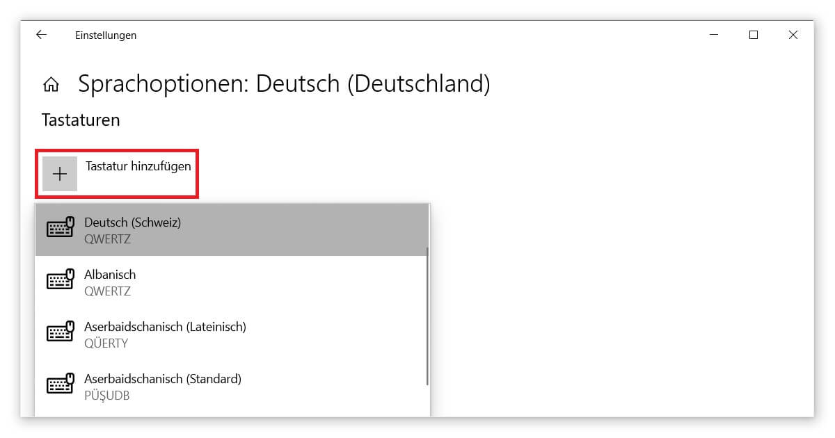 Windows Tastatursprache umstellen und mit neuen Layouts arbeiten