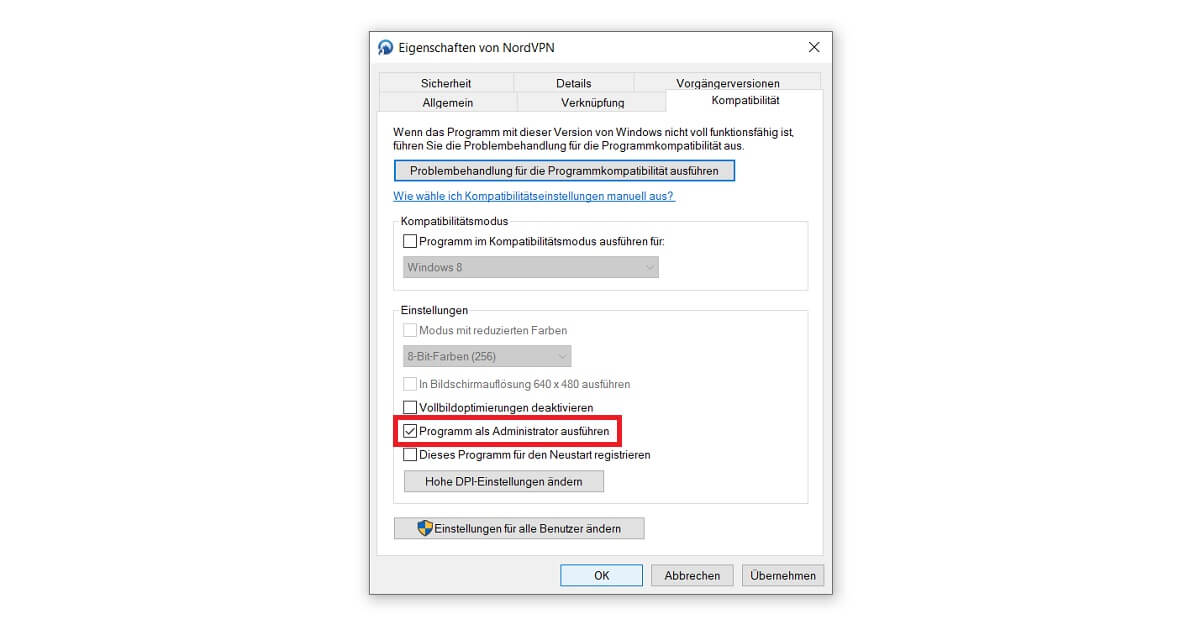 Als Administrator dem Fehler von Windows vorbeugen